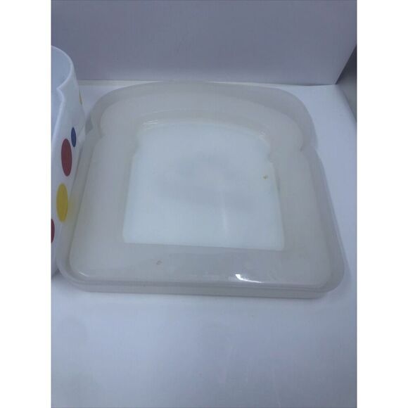 Wonder Bread Sandwich Keeper, Lunch Box, Snack, Plastic Container with Lid - Picture 8 of 14
